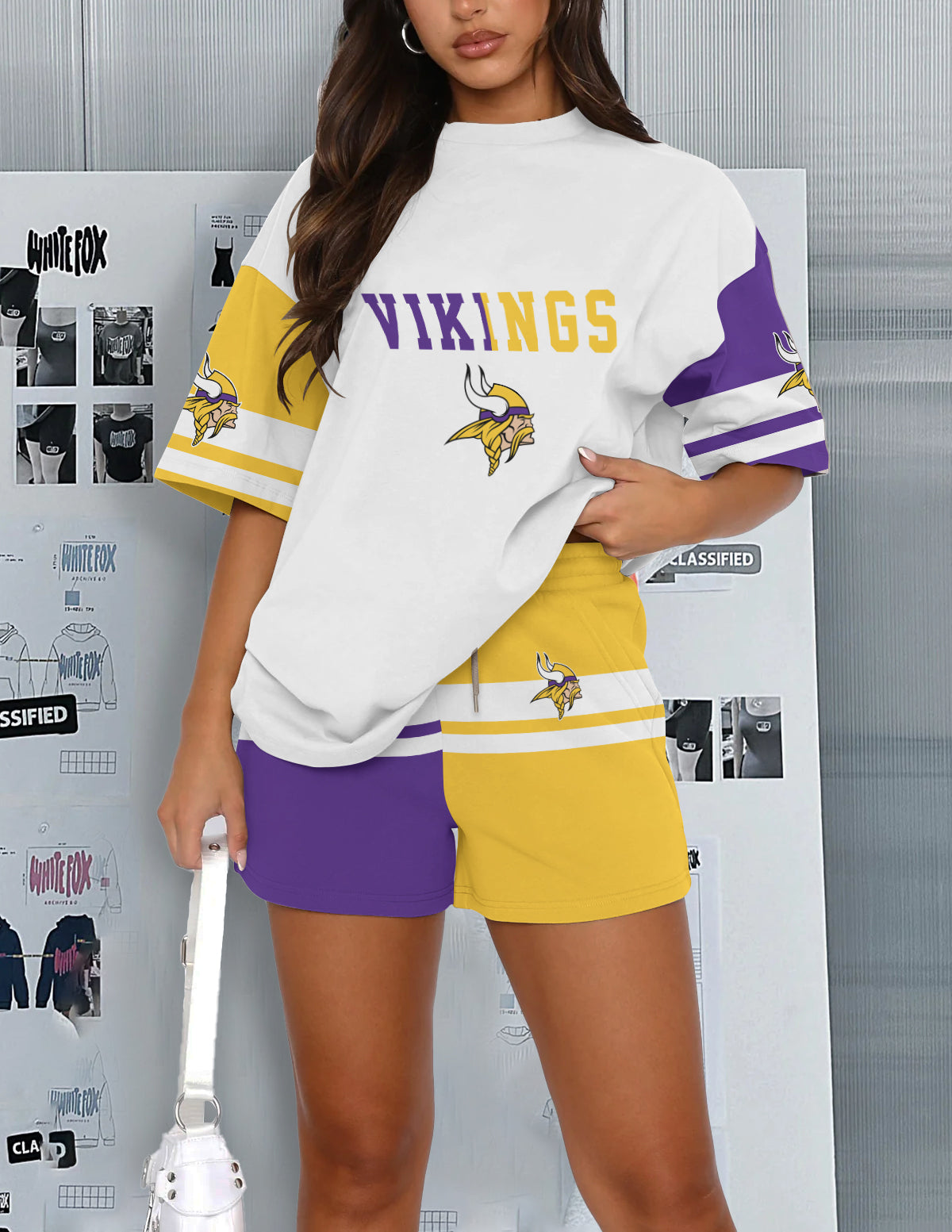 Minnesota Vikings Limited Edition Top And Shorts Two-Piece Suits
