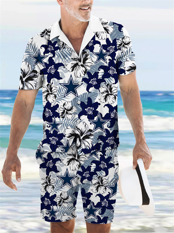 Dallas Cowboys Combo Hawaiian Shirt and Shorts AZBTHWSS000241