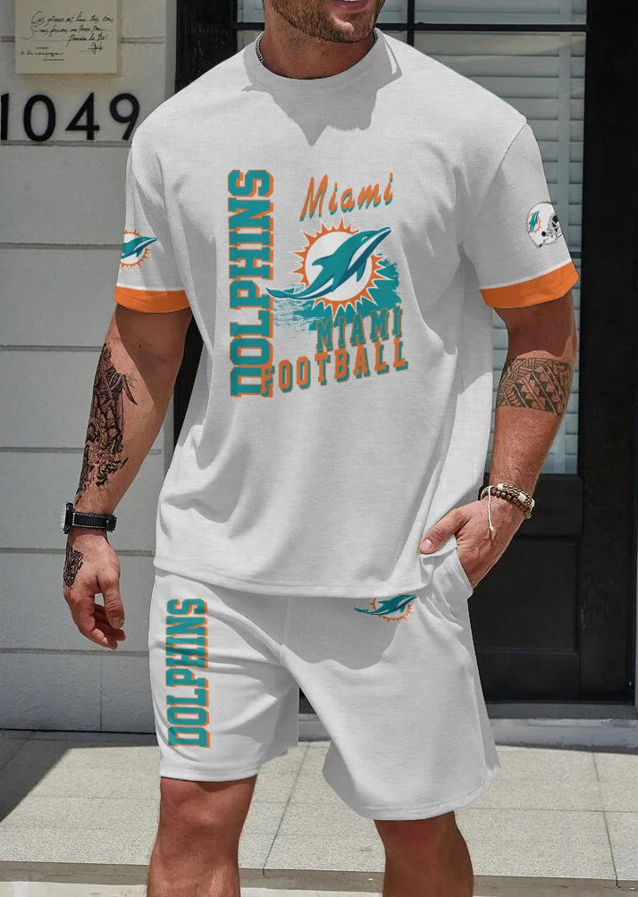 Miami Dolphins T-shirt and Shorts AZBTTSAS000056