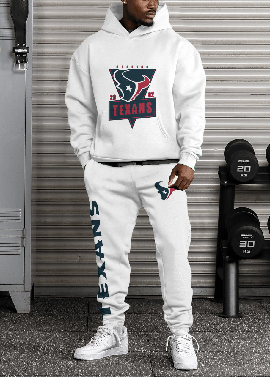 Houston Texans Combo Pullover Hoodie And Sweatpants AZBTPHSP000054