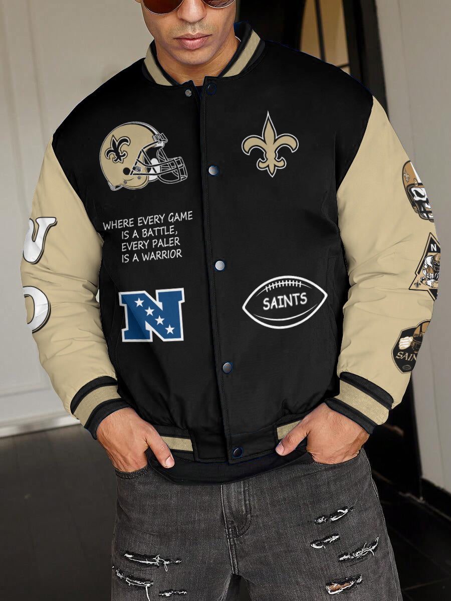 New Orleans Saints National Football League Varsity Jacket AZBTVJK000515