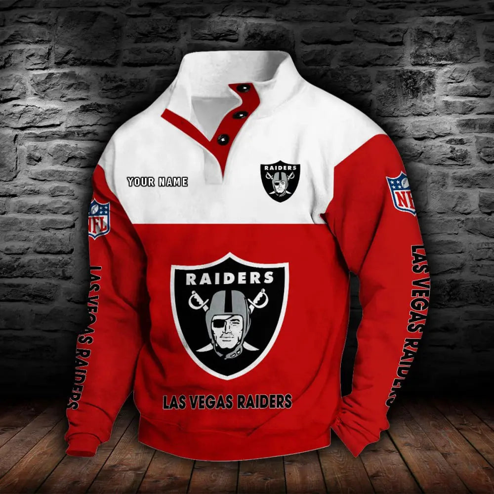 Las Vegas Raiders New Personalized Colorful Stand Collar Sweatshirt AZBTSCSW000016