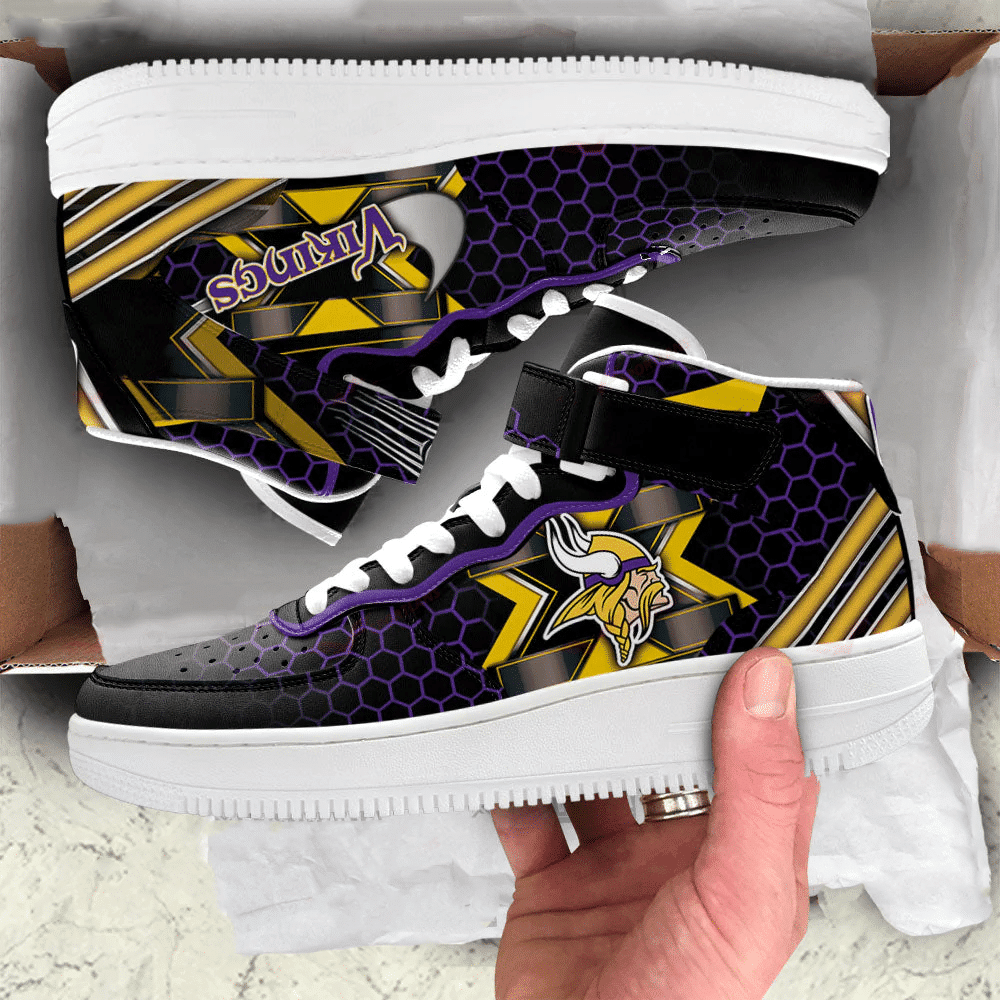 Minnesota Vikings High AF1 Sneakers BG38