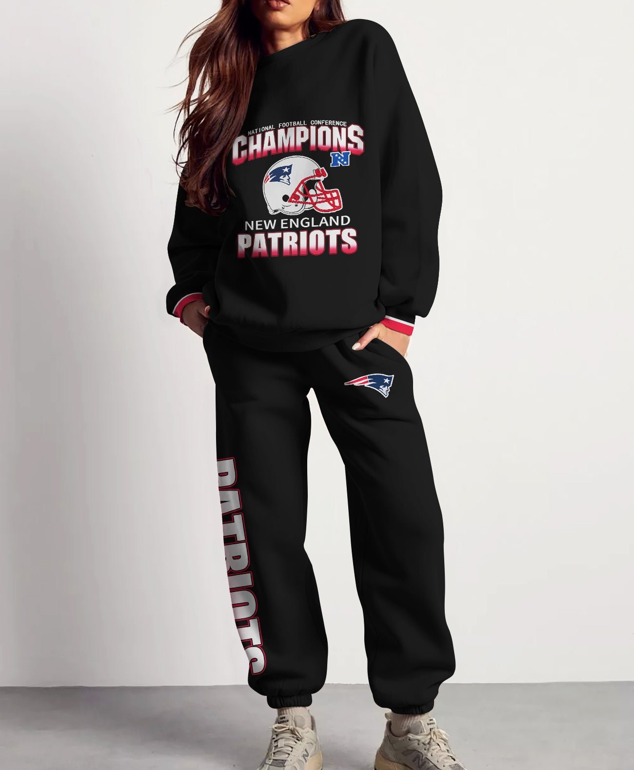 New England Patriots Combo 3D Sweatsuit and Sweatpants Unisex CBSP49