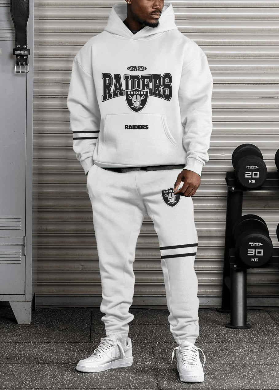 Las Vegas Raiders Combo Pullover Hoodie And Sweatpants AZBTPHSP000386