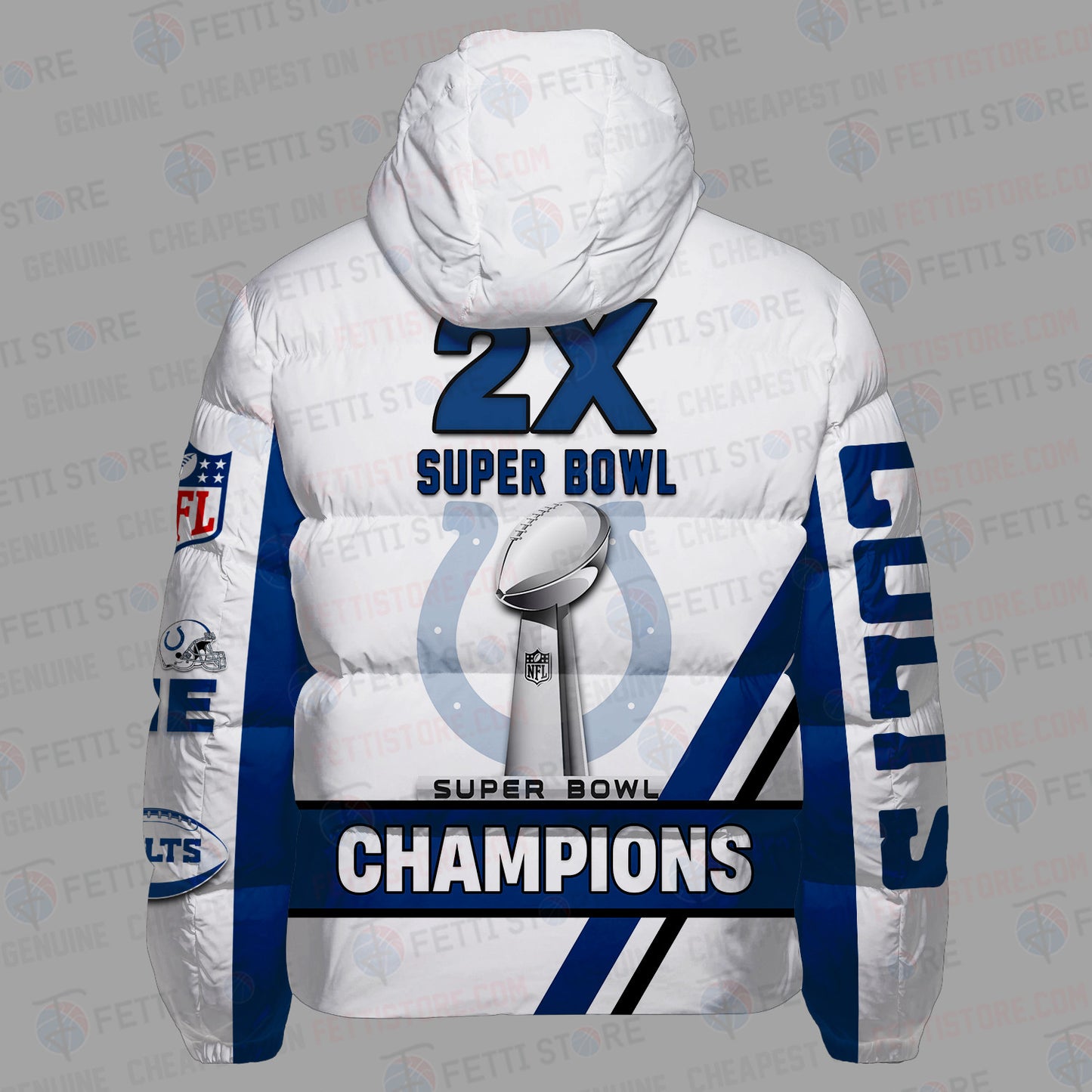 Indianapolis Colts CozyCloud Down Jacket AZBTDWJ000105
