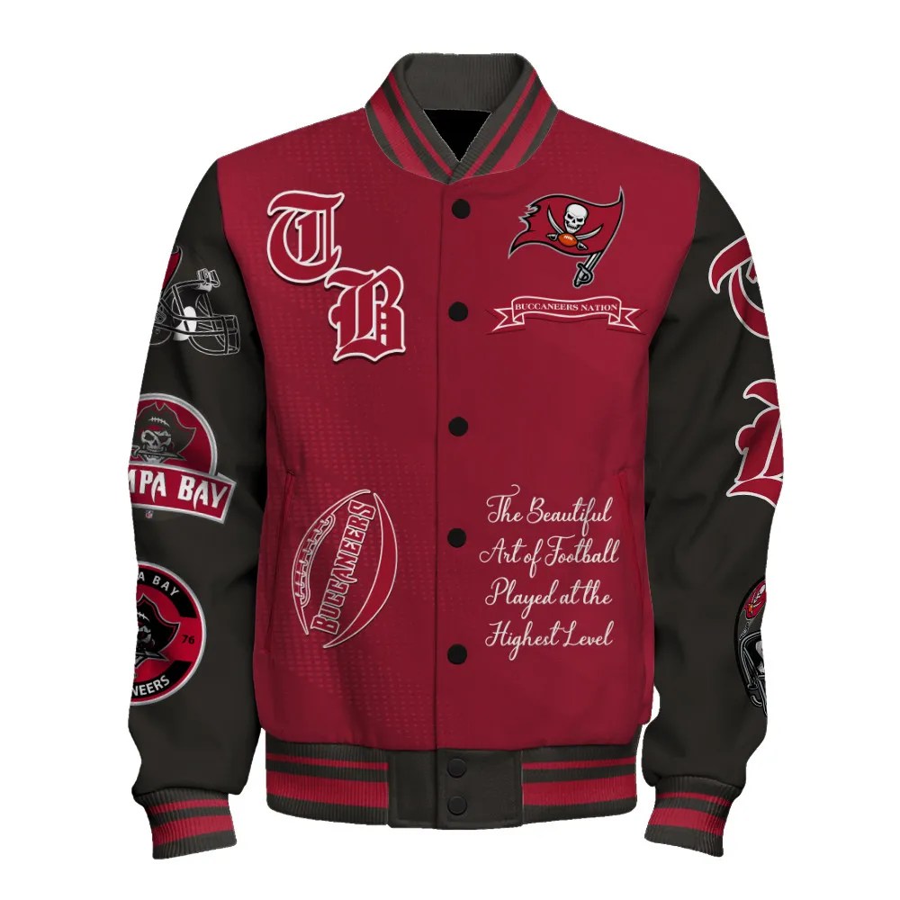 Tampa Bay Buccaneers National Football Conference Unisex Varsity Jacket AZDDVJK000031