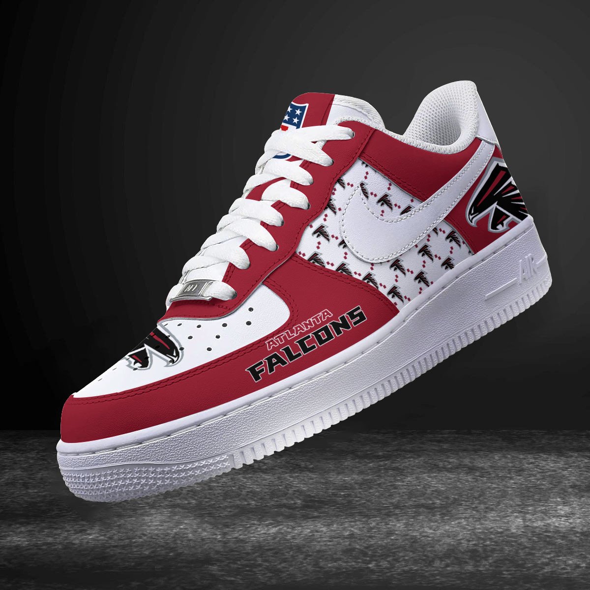 Atlanta Falcons Personalized AF1-1 Logo Pattern Sneakers AZBTAF1000190