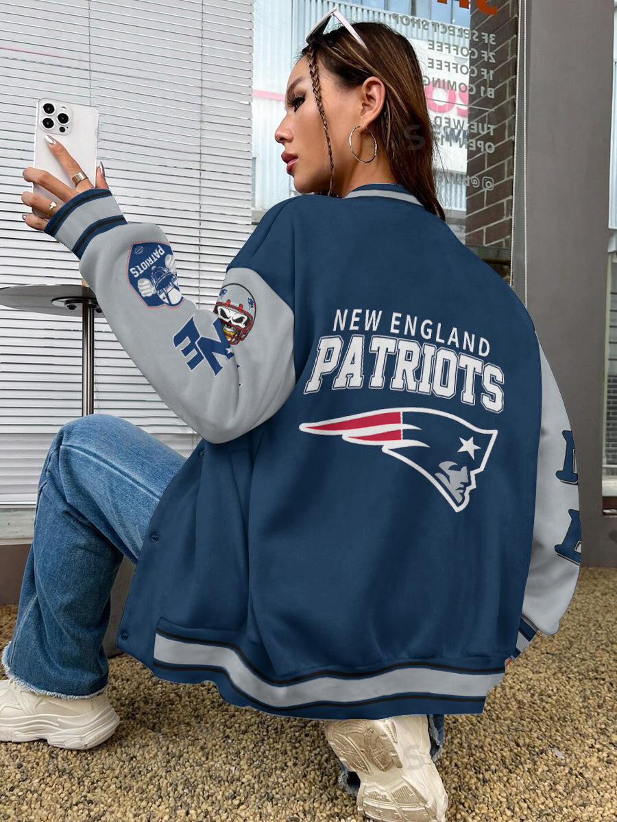 New England Patriots National Football League Varsity Jacket AZBTVJK000655