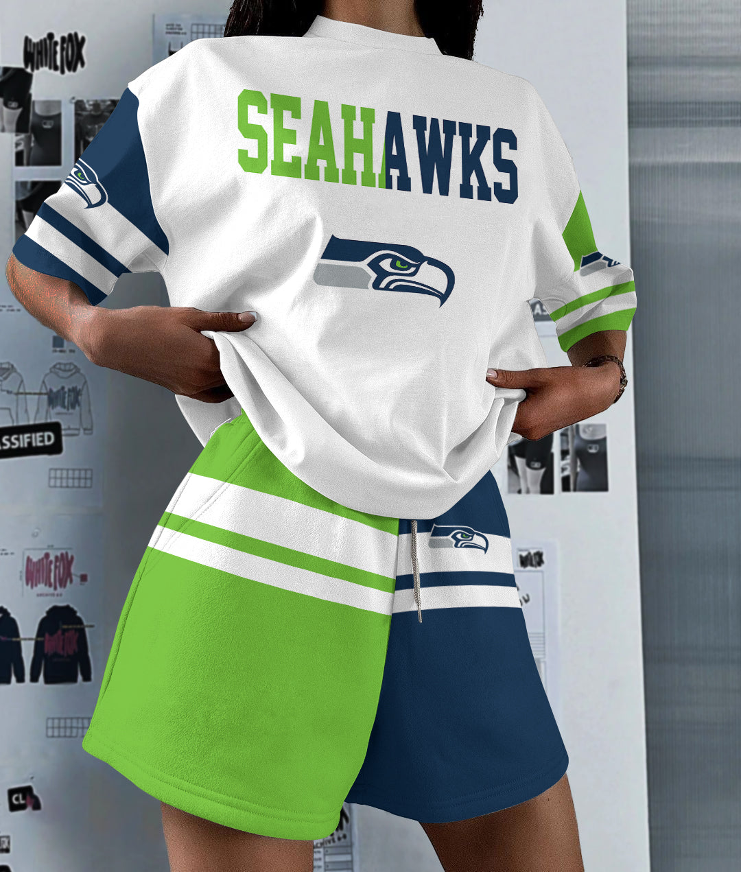 Seattle Seahawks Limited Edition Top And Shorts Two-Piece Suits