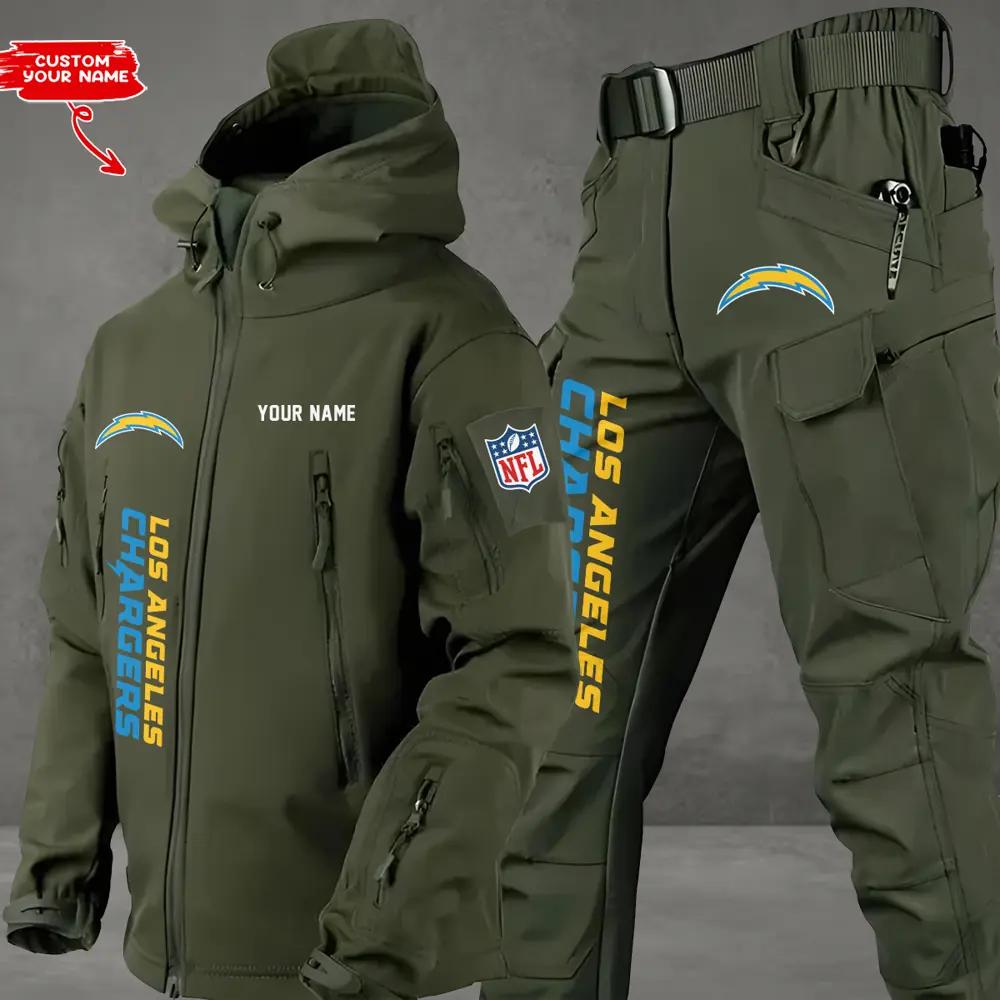 Los Angeles Chargers Outdoor Jacket and Pants 000012