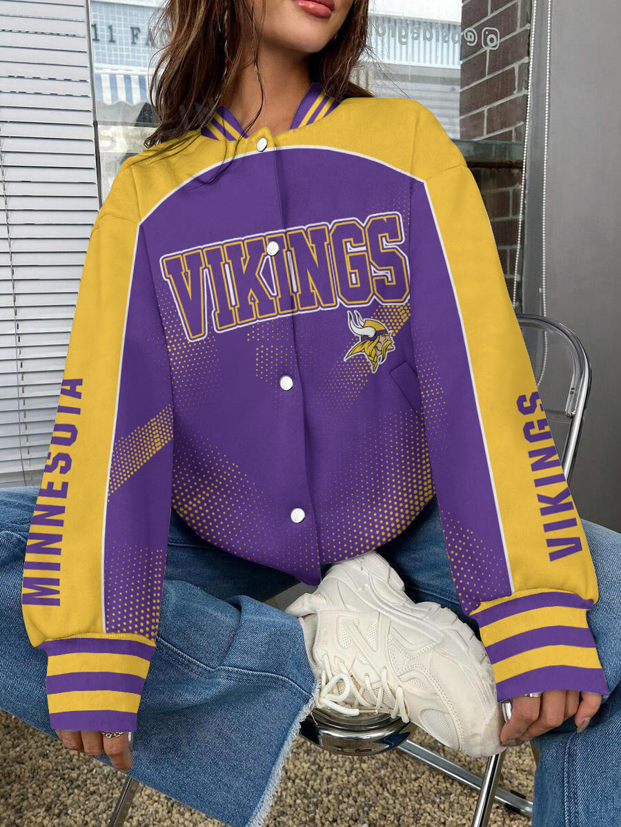 Minnesota Vikings National Football League Varsity Jacket AZBTVJK000586