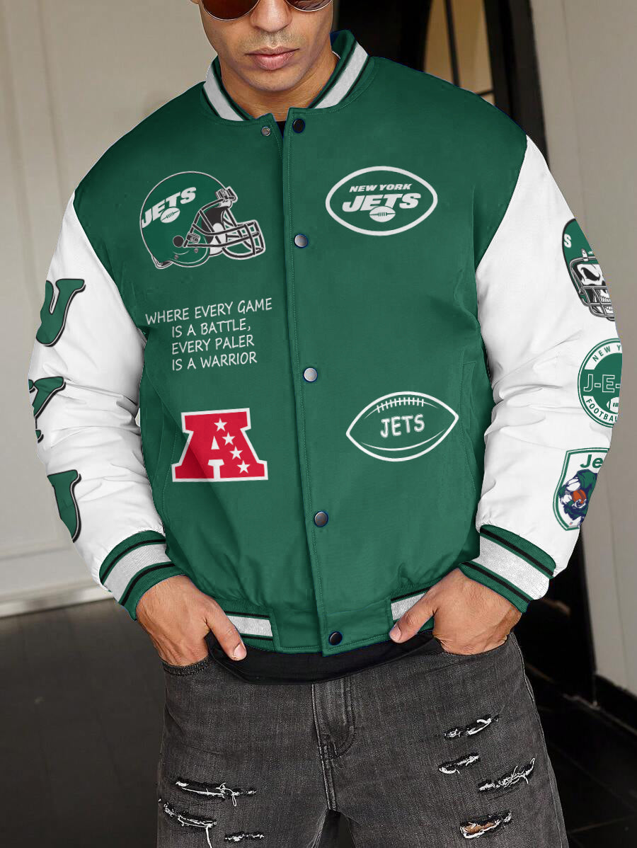 New York Jets National Football League Varsity Jacket AZBTVJK000476