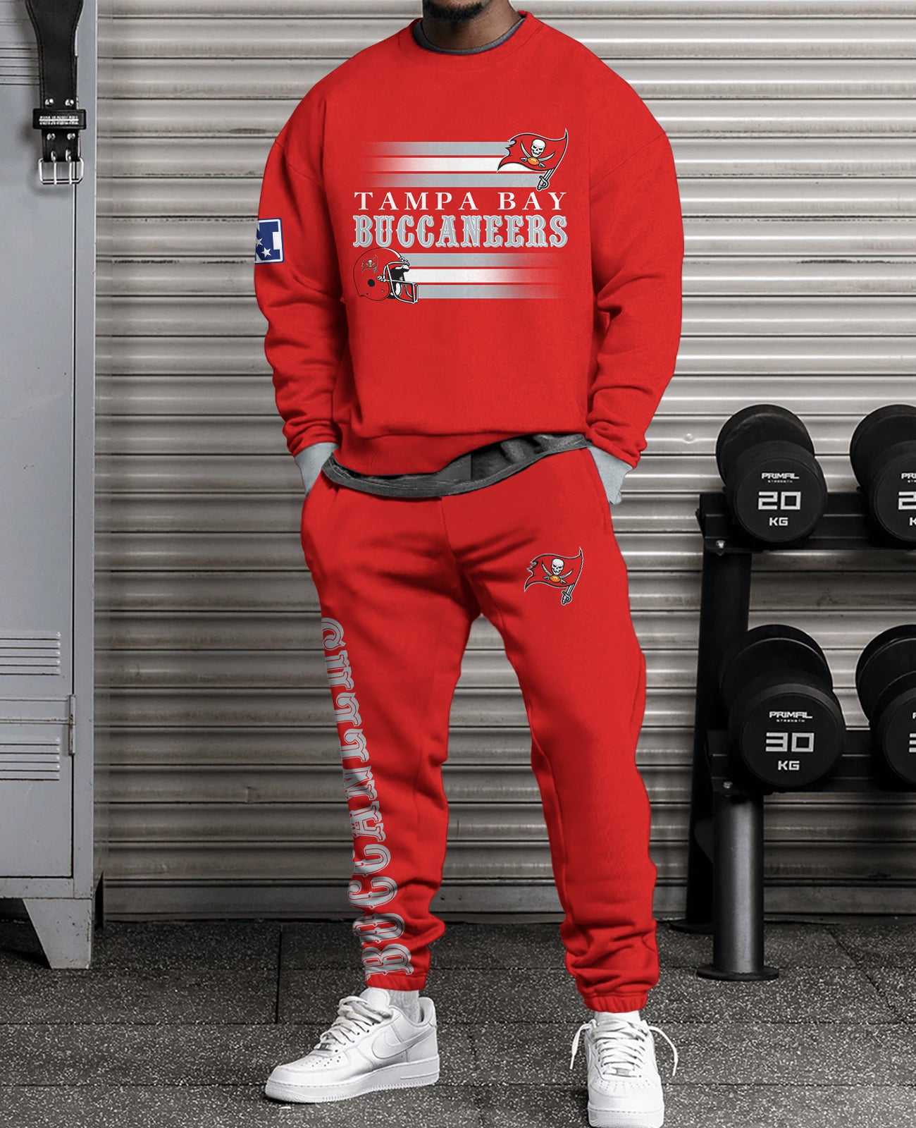 Tampa Bay Buccaneers Combo 3D Sweatsuit and Sweatpants Unisex CBSP65