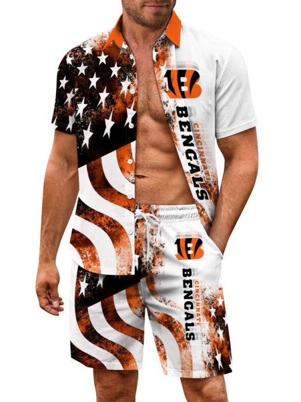Cincinnati Bengals Combo Hawaiian Shirt and Shorts AZBTHWSS000014