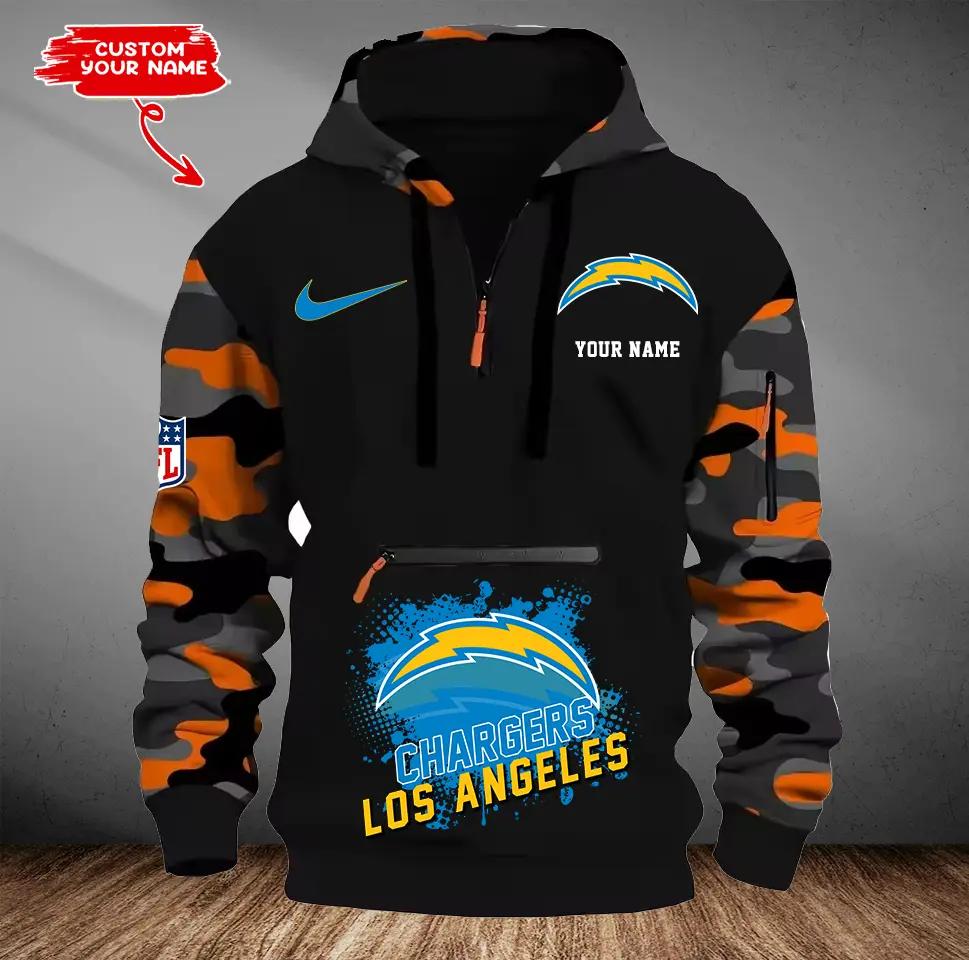Los Angeles Chargers Camouflage Hooded Sweatshirt HA49