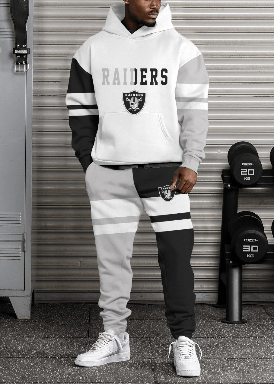 Las Vegas Raiders Combo Pullover Hoodie And Sweatpants AZBTPHSP000048