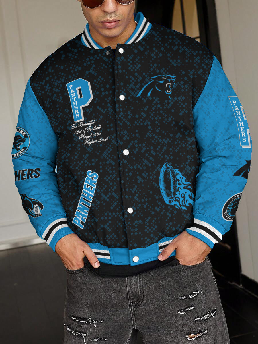 Carolina Panthers National Football League Varsity Jacket AZBTVJK000456