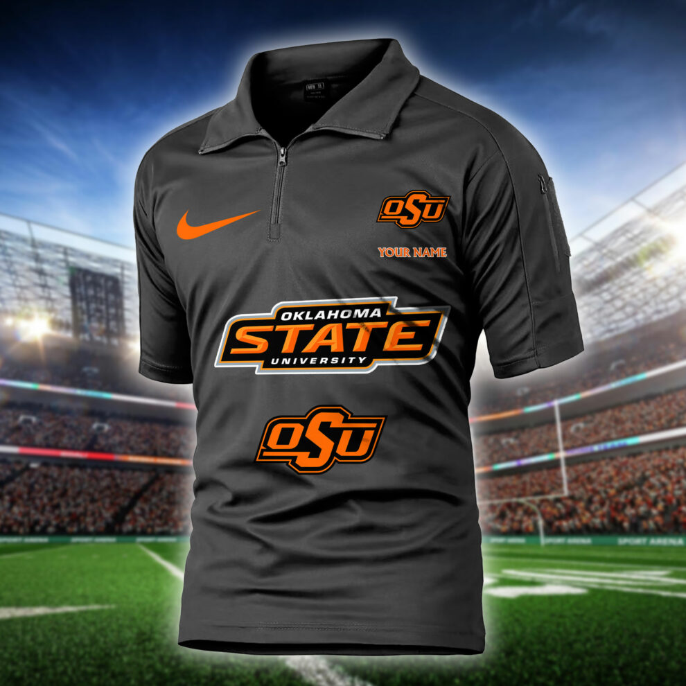 Oklahoma State Cowboys Army Polo Shirt AZBTAPS000060