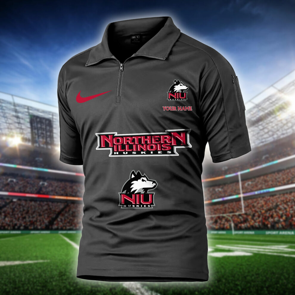 Northern Illinois Huskies Army Polo Shirt AZBTAPS000064