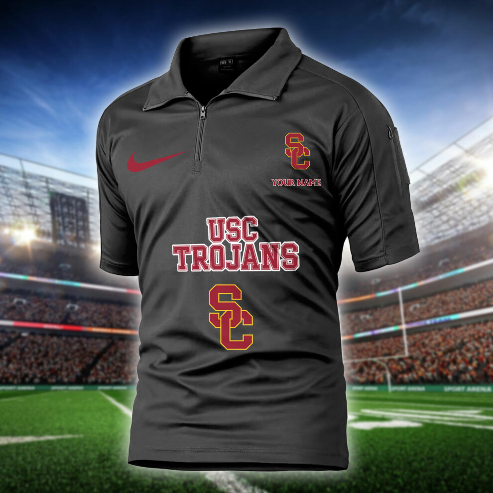 USC Trojans Army Polo Shirt AZBTAPS000067