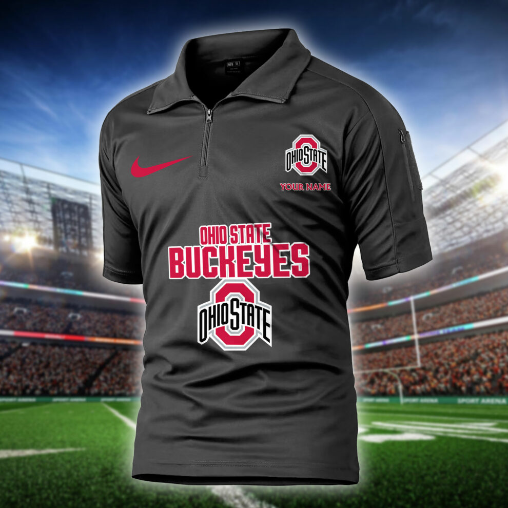 Ohio State Buckeyes Army Polo Shirt AZBTAPS000058