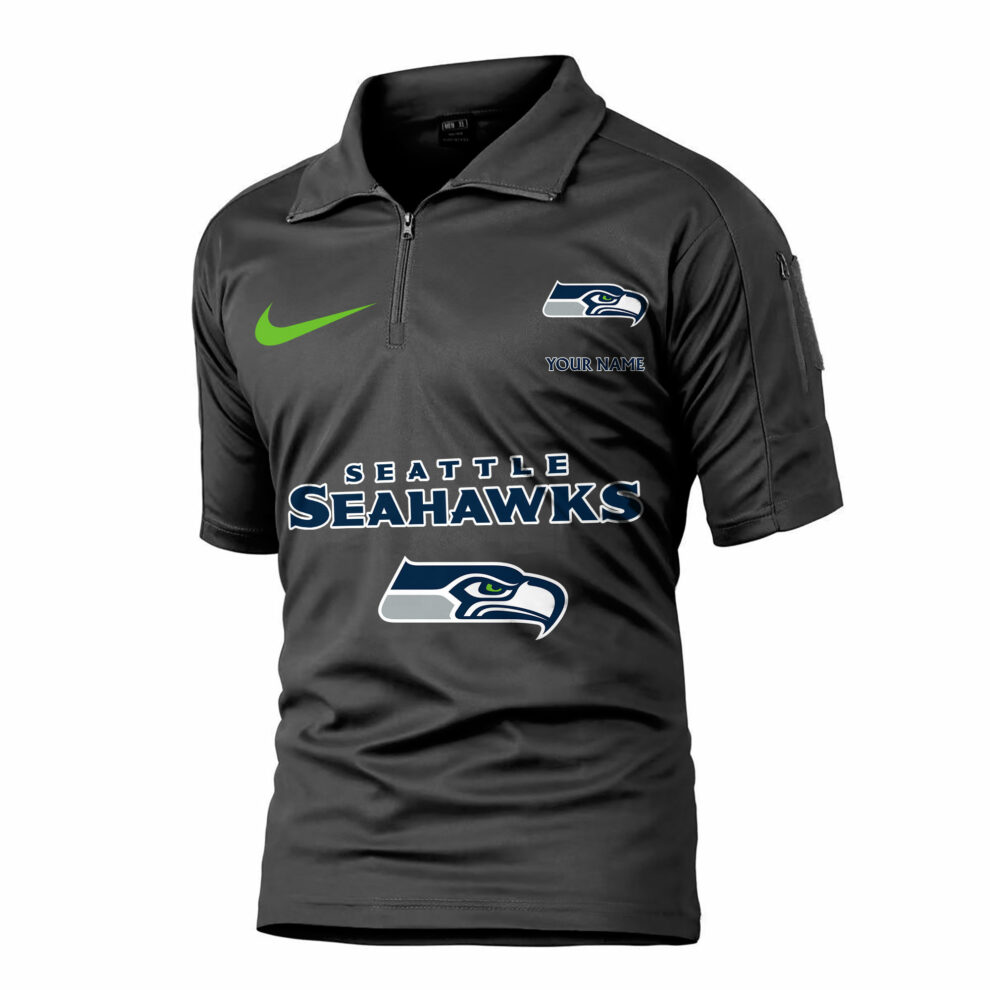 Seattle Seahawks Army Polo Shirt AZBTAPS000024