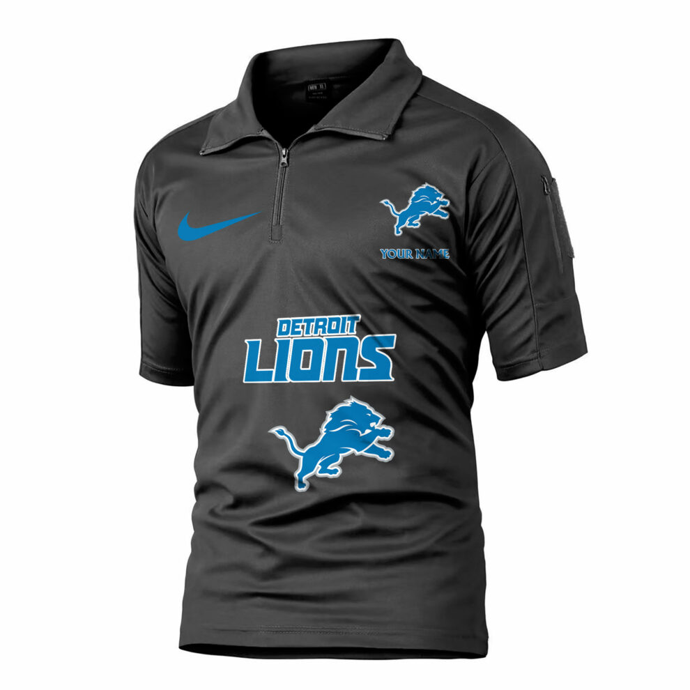 Detroit Lions Army Polo Shirt AZBTAPS000028