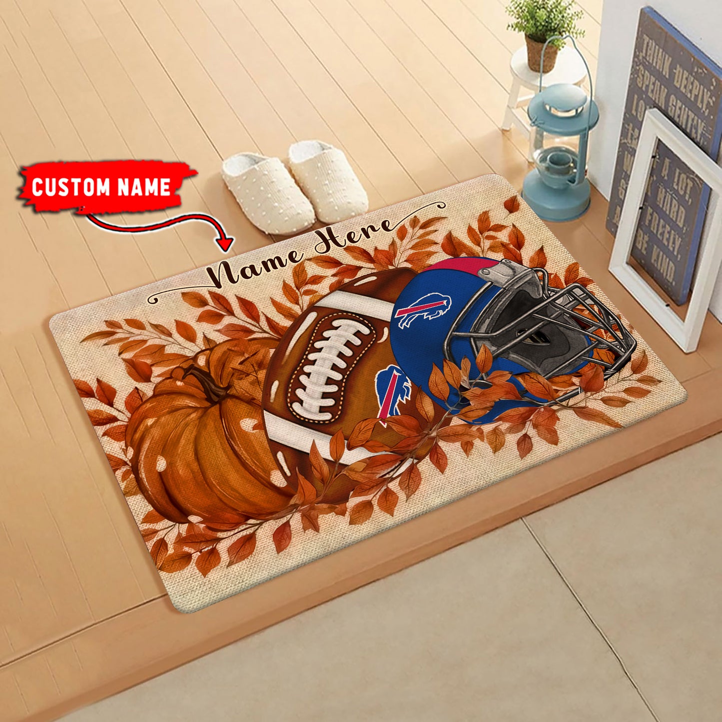Buffalo Bills Fall Doormat New Collection AZBTDM000045