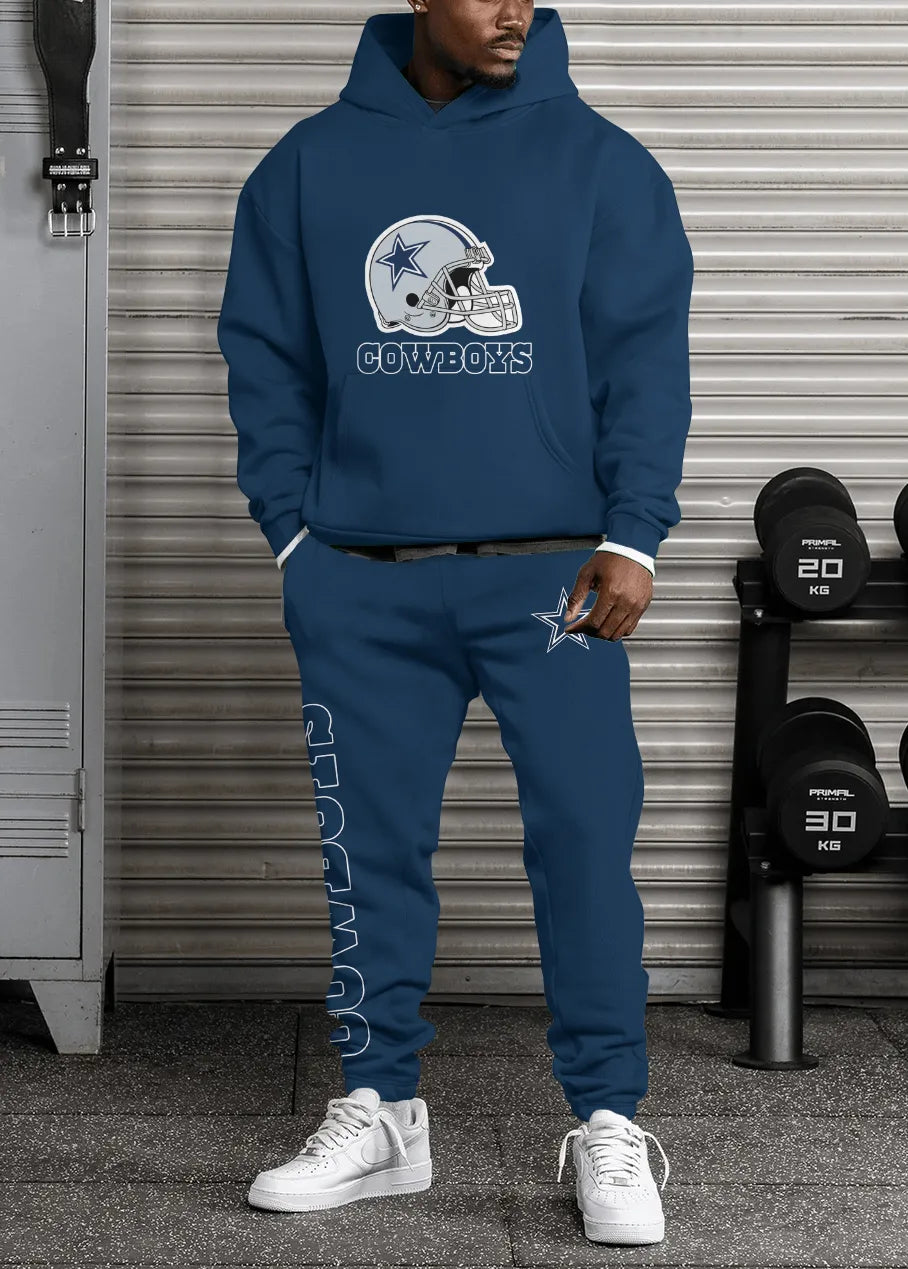 Dallas Cowboys Combo Pullover Hoodie And Sweatpants AZBTPHSP000244