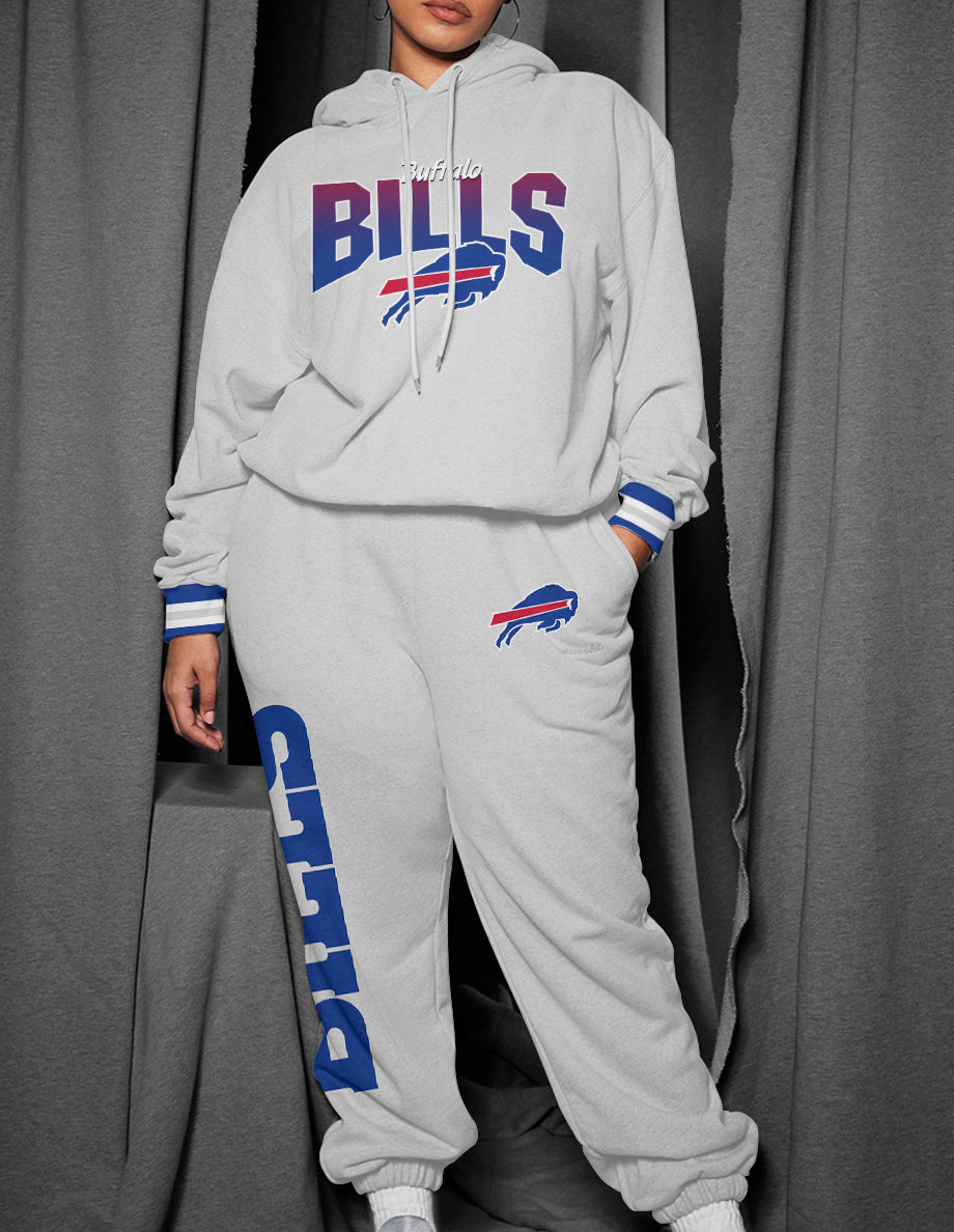Buffalo Bills Combo Pullover Hoodie And Sweatpants AZBTPHSP000176