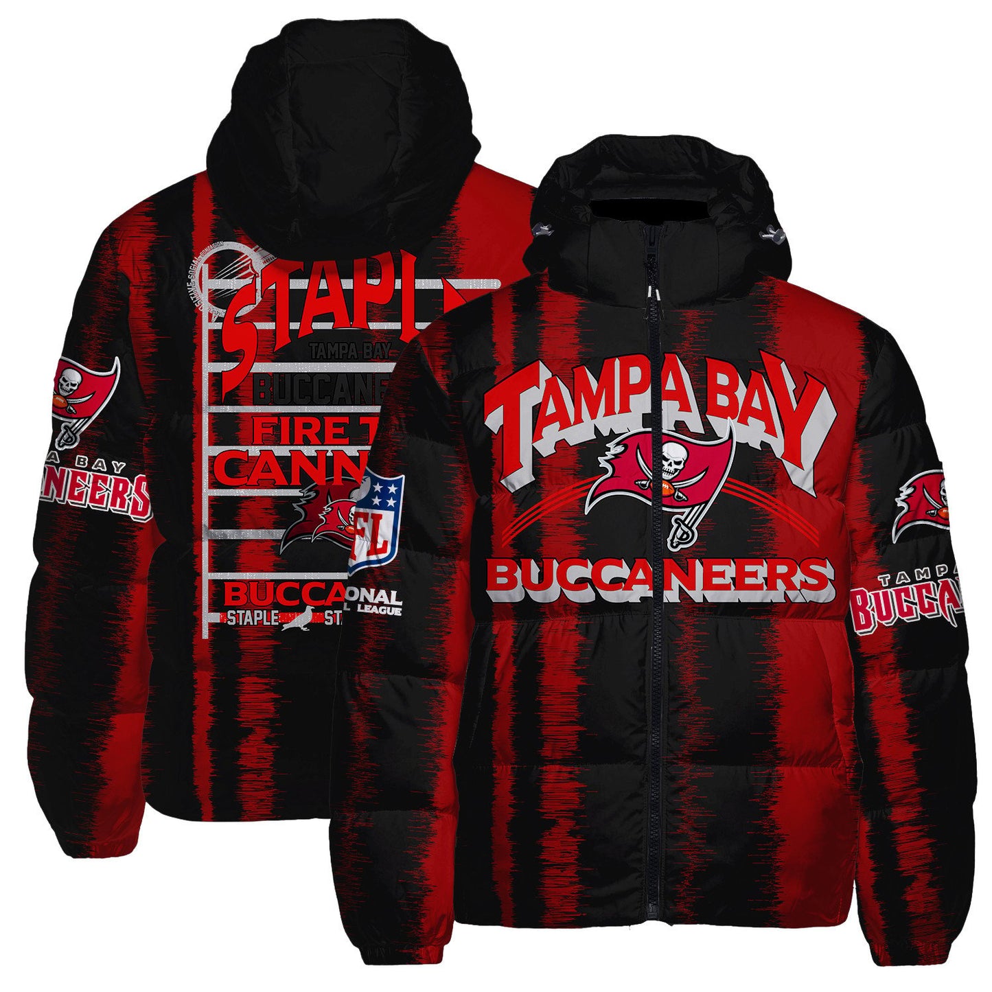 Tampa Bay Buccaneers CozyCloud Down Jacket AZBTDWJ000374