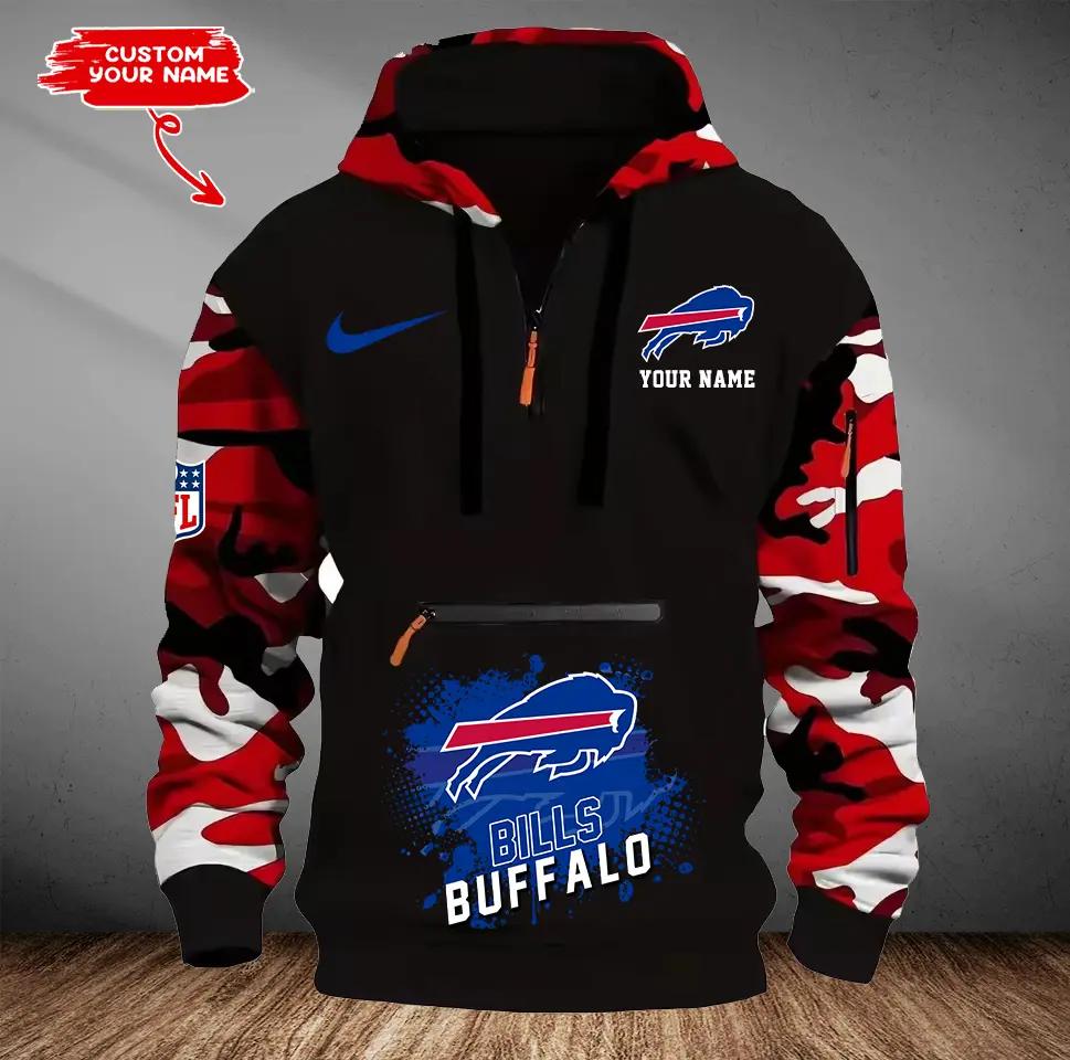 Buffalo Bills Camouflage Hooded Sweatshirt HA35