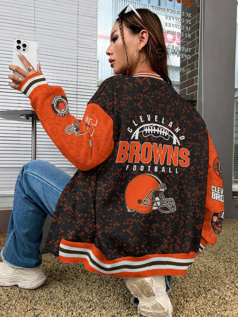 Cleveland Browns National Football League Varsity Jacket AZBTVJK000569