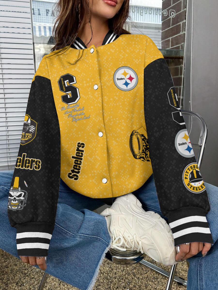 Pittsburgh Steelers National Football League Varsity Jacket AZBTVJK000610