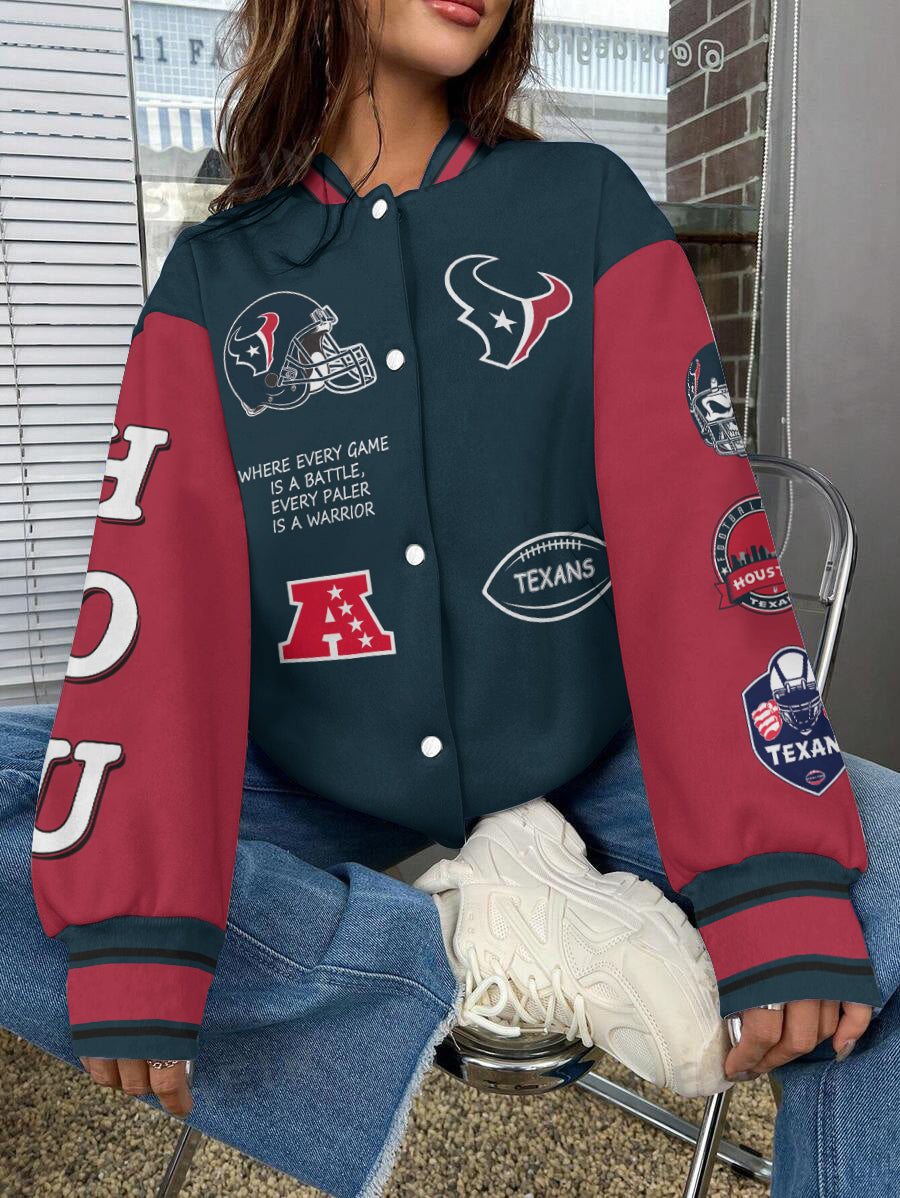 Houston Texans National Football League Varsity Jacket AZBTVJK000556