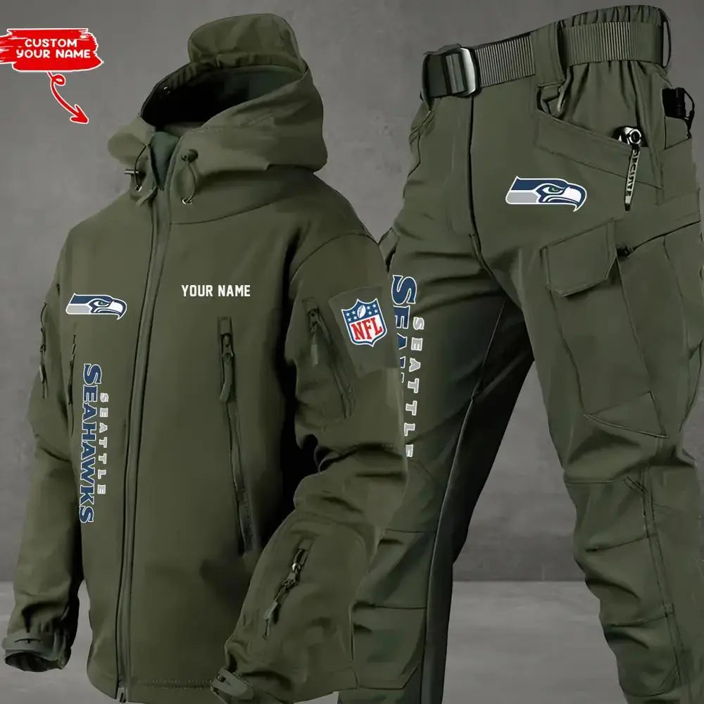 Seattle Seahawks Outdoor Jacket and Pants 000011
