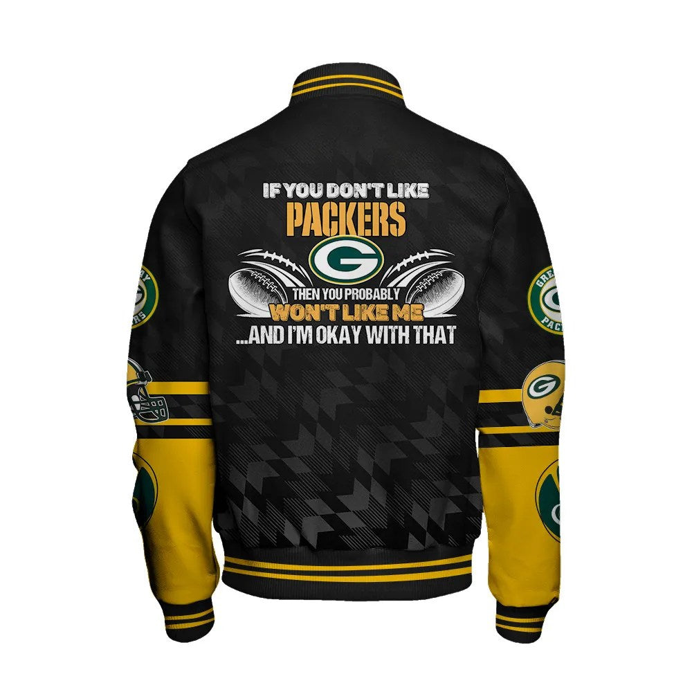Green Bay Packers National Football Conference Unisex Varsity Jacket AZDDVJK000009