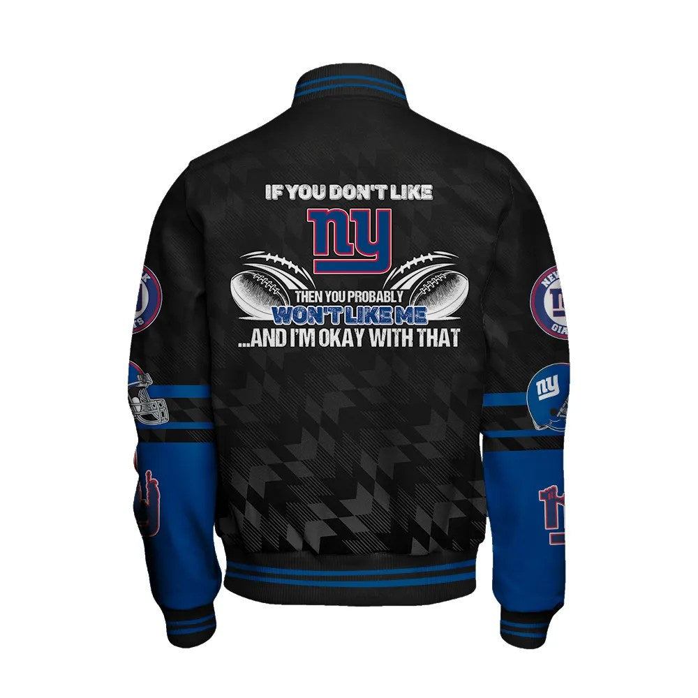 New York Giants National Football Conference Unisex Varsity Jacket AZDDVJK000019