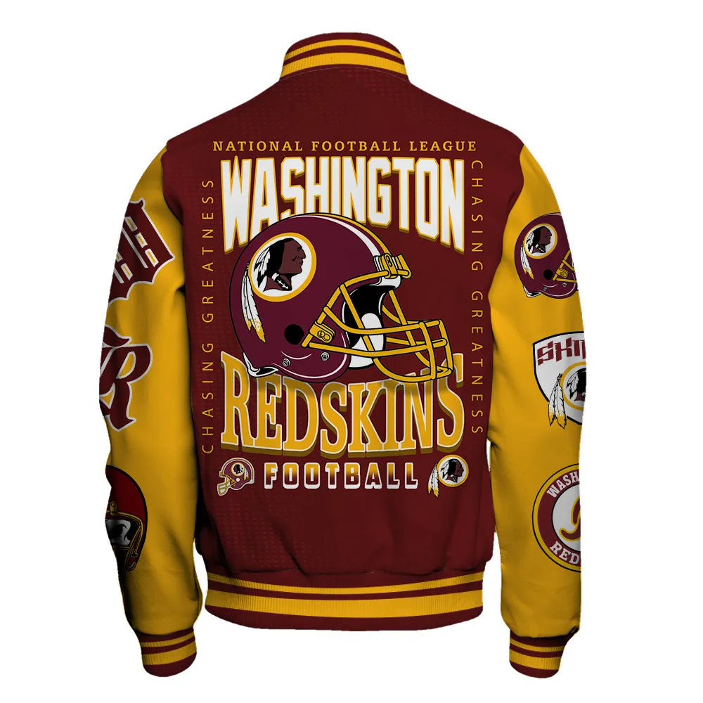Washington Redskins National Football Conference Unisex Varsity Jacket AZDDVJK000035