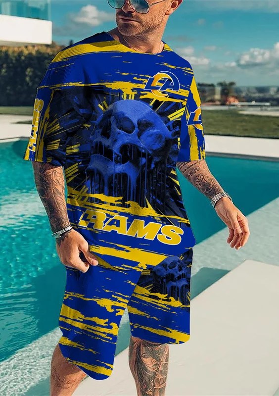 Los Angeles Rams T-shirt and Shorts AZTS553