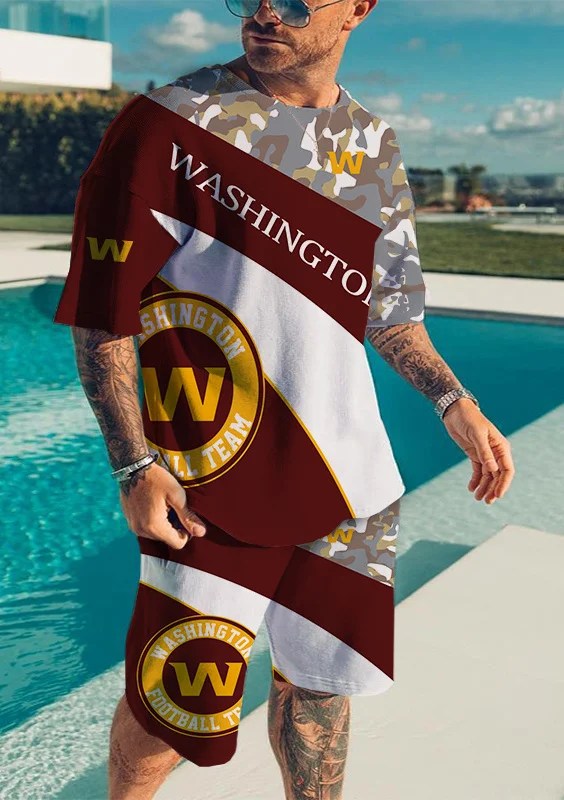Washington Commanders T-shirt and Shorts AZTS450