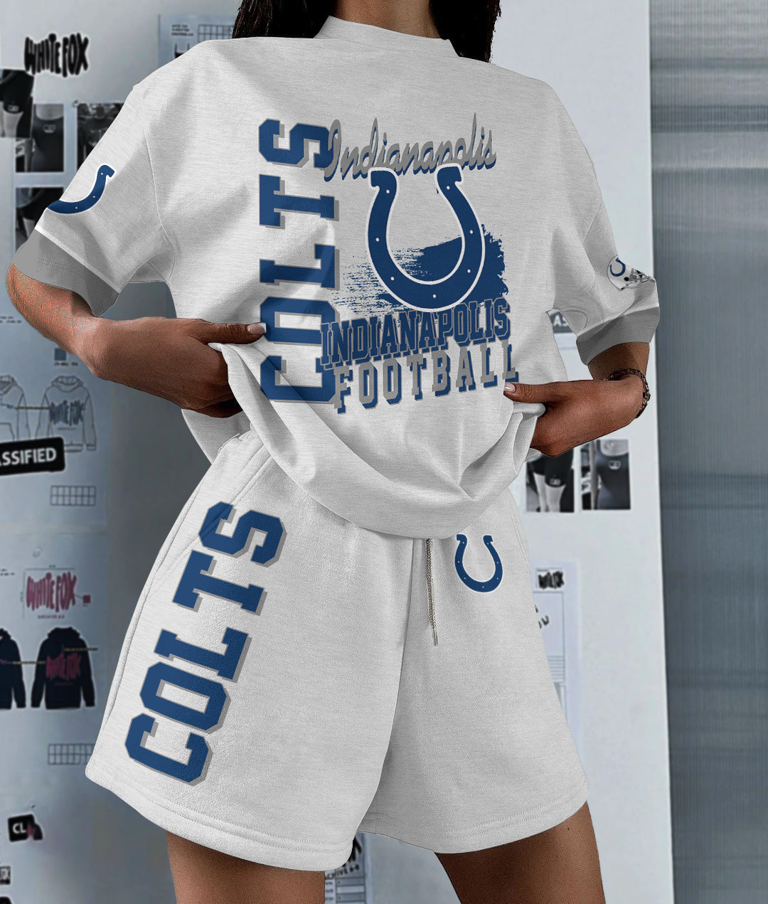 Indianapolis Colts Limited Edition Top And Shorts Two-Piece Suits (3)