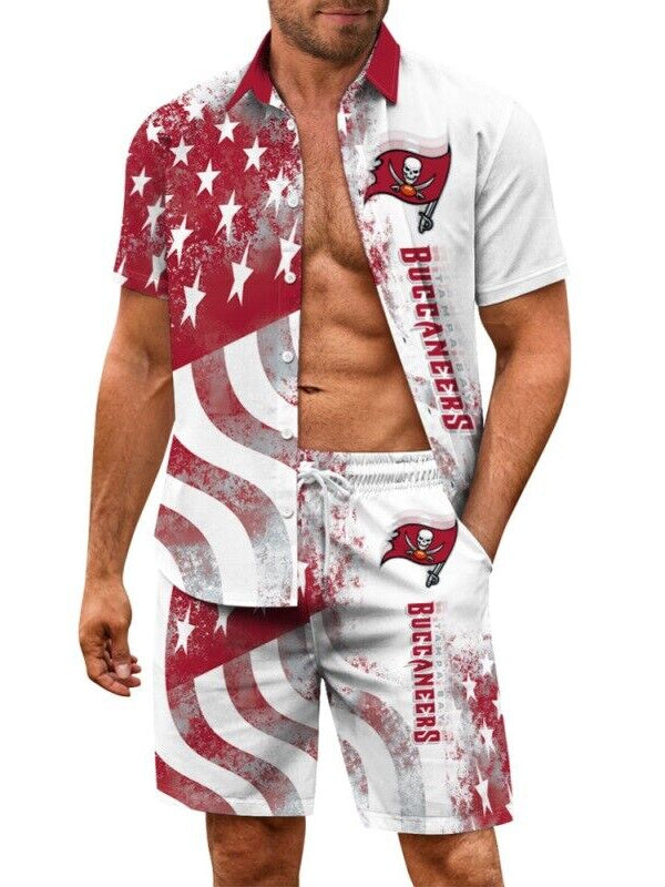 Tampa Bay Buccaneers Combo Hawaiian Shirt and Shorts AZBTHWSS000026