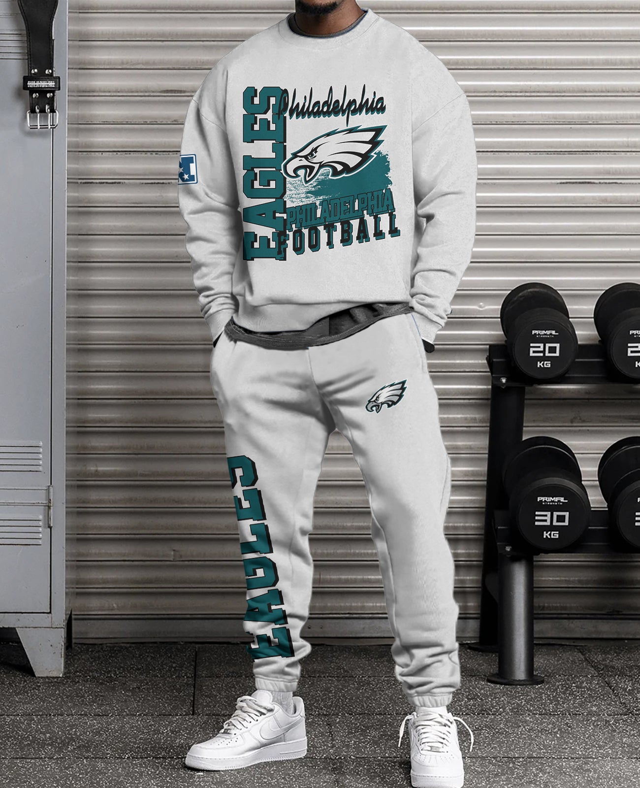 Philadelphia Eagles Combo 3D Sweatsuit and Sweatpants Unisex CBSP347