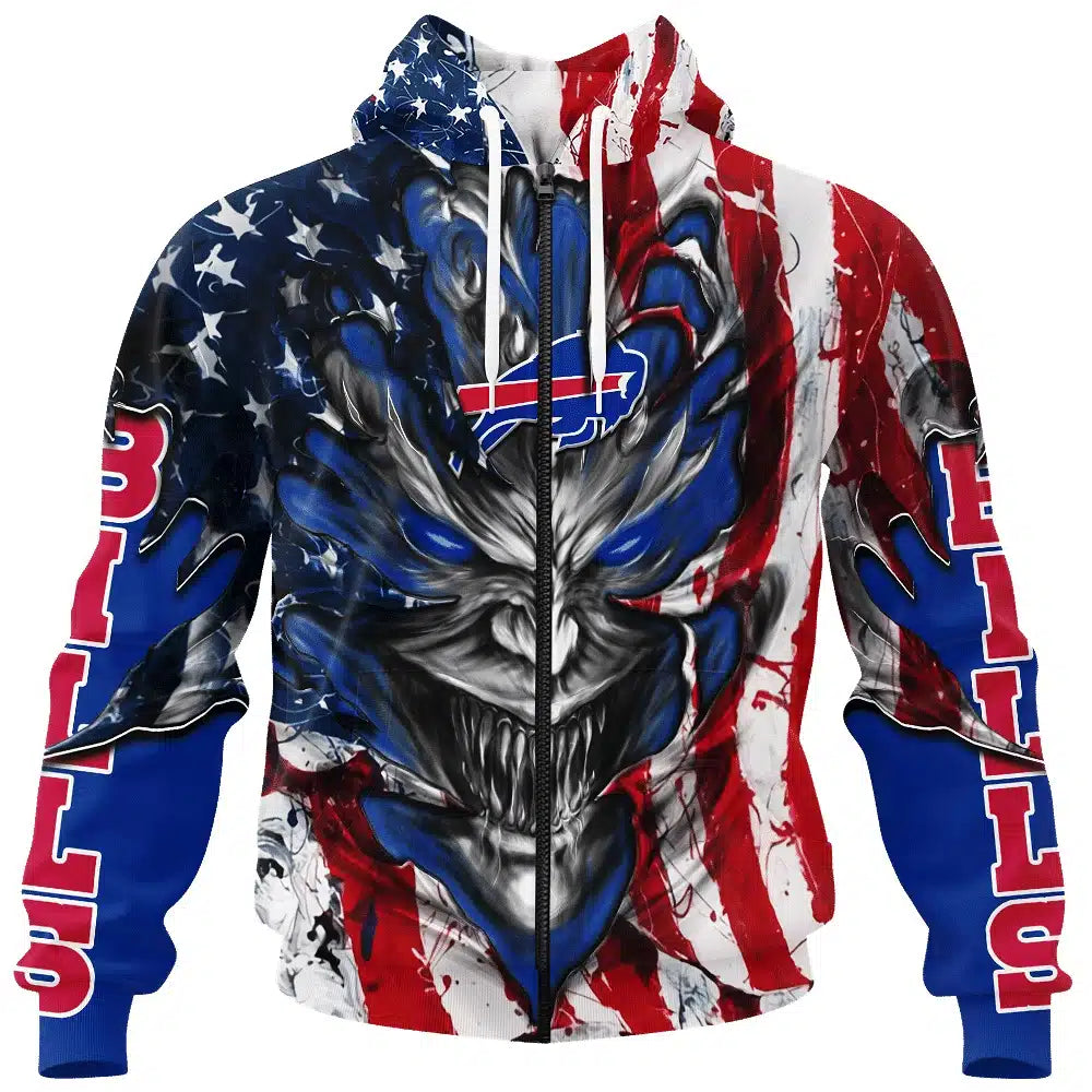 Buffalo Bills All Over Printed T-shirt Sweatshirt Hoodie AZCHD571