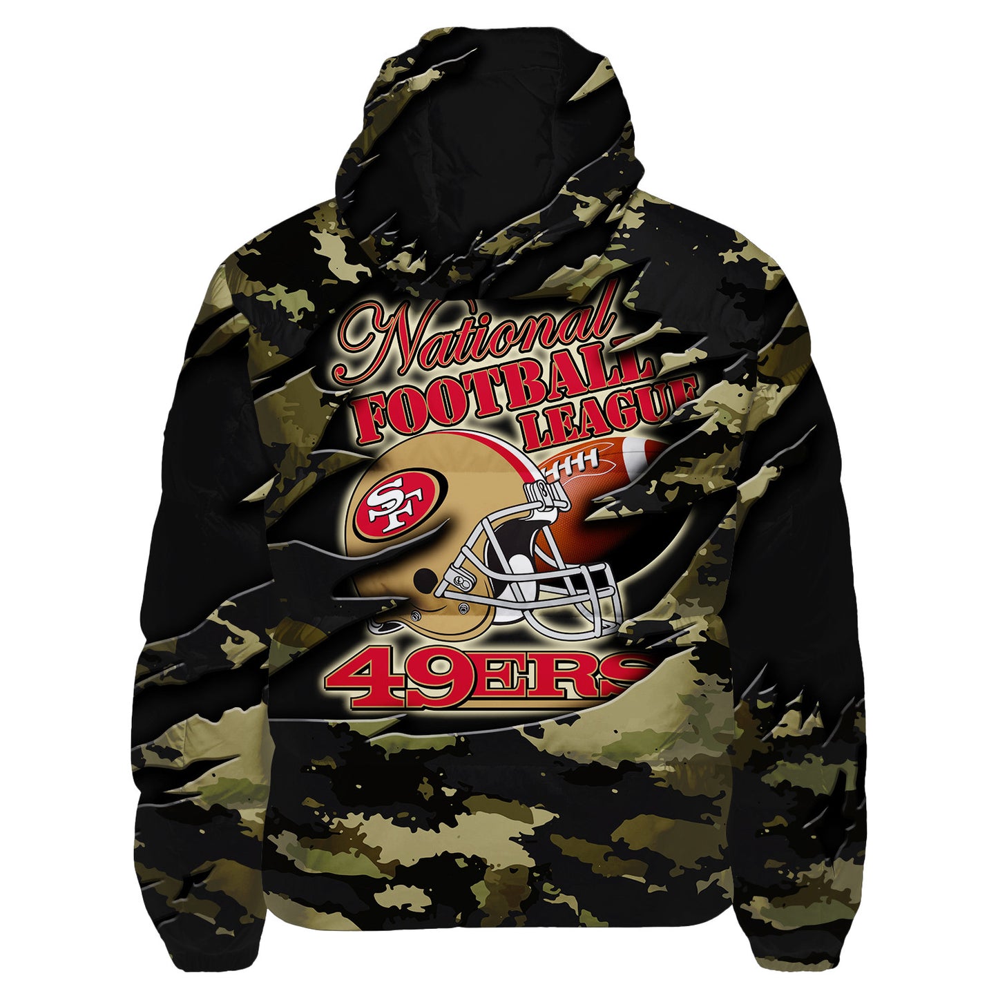 San Francisco 49ers CozyCloud Down Jacket AZBTDWJ000448