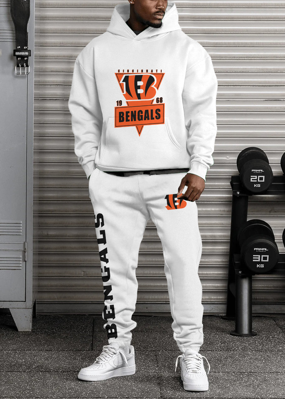 Cincinnati Bengals Combo Pullover Hoodie And Sweatpants AZBTPHSP000469