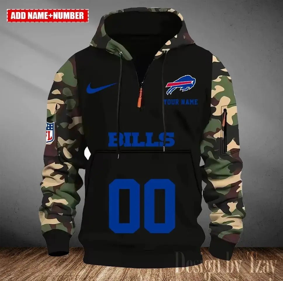 Buffalo Bills Camouflage Hooded Sweatshirt HA03