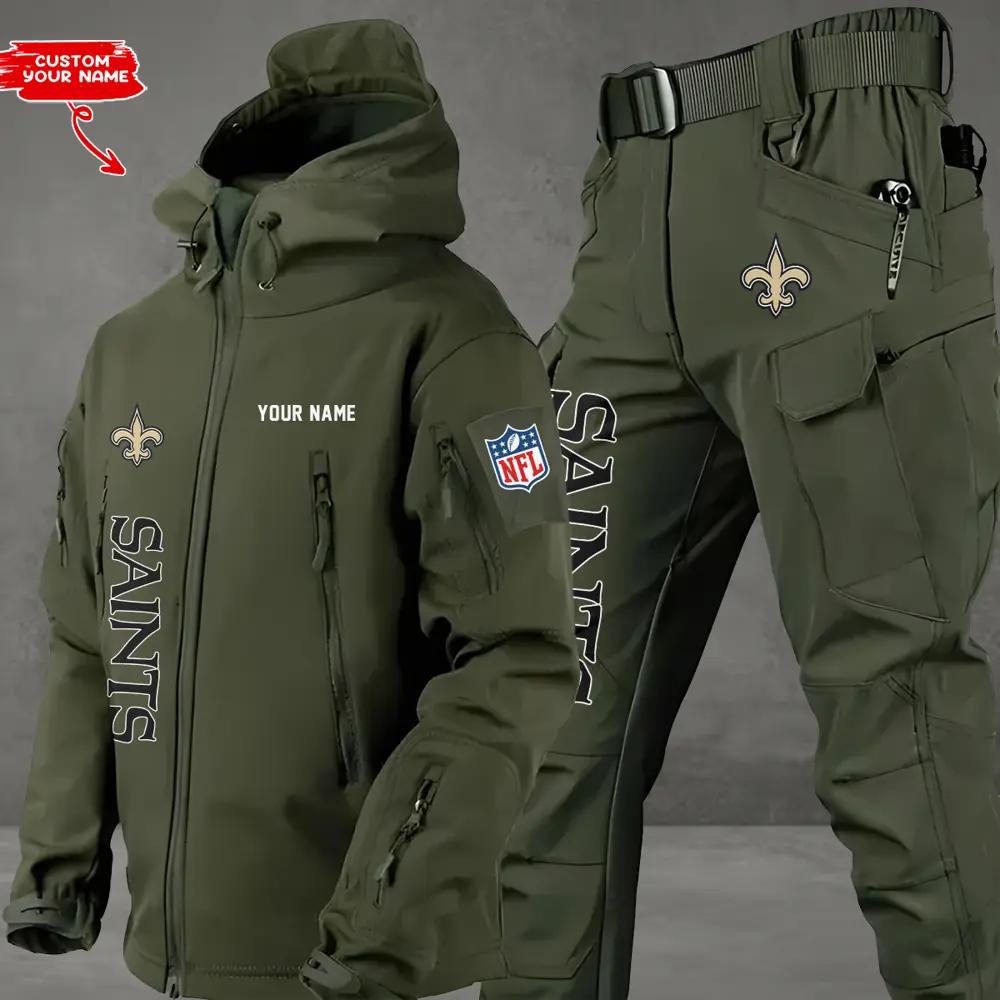 New Orleans Saints Outdoor Jacket and Pants 000004